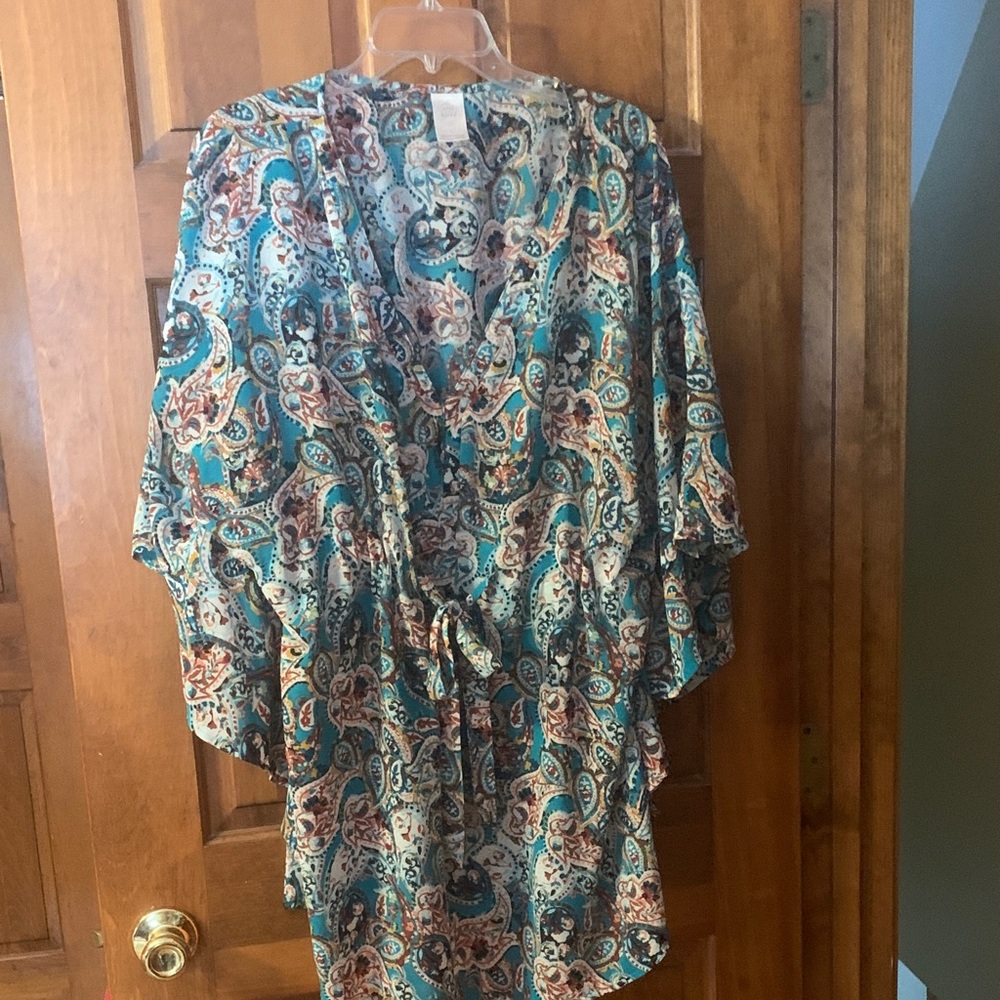Knox Rose Multicolor Patterned Caftan